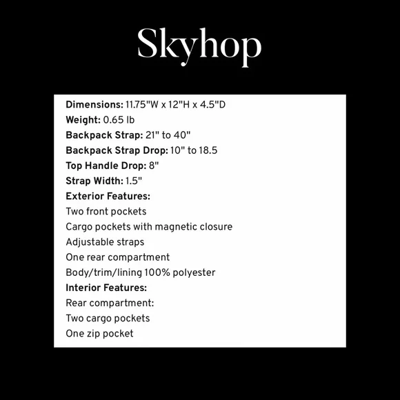 Lug Skyhop Convertible Backpack - Acai Berry NWT - Picture 11 of 11